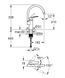 Смеситель для кухни Grohe Eurosmart New (33202003) 33202003 фото 3