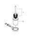 Туалетный ершик в комплекте Grohe Essentials Cube New (40513001) 40513001 фото 3
