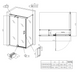 Душевая кабина без поддона Koer SR SC02-100x80x200-TR-01 прозрачное стекло Easy Clean 8мм, хром (KR5355) KR5355 фото 10