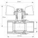 Кран шаровый Koer 3/4" ГШБ (KR.218) (KR0043) KR0043 фото 5