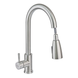 Кухонный смеситель с выдвижной лейкой Mixxus SUS 014-B (SS0023) SS0023 фото 1