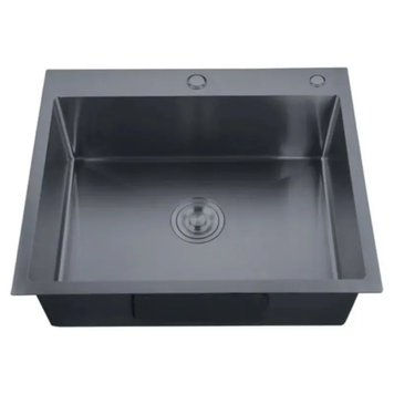 Мойка из нерж. стали ZERIX ZH6050-215 NANO-BLACK (3.0/0.8) (MX1586) MX1586 фото