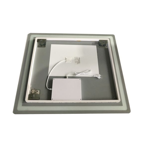 Дзеркало Zerix Mirra MR05-80x70-REVERSE з LED Touch, Anti-fog, димером, регулятором яскравості (ZX6057) ZX6057 фото