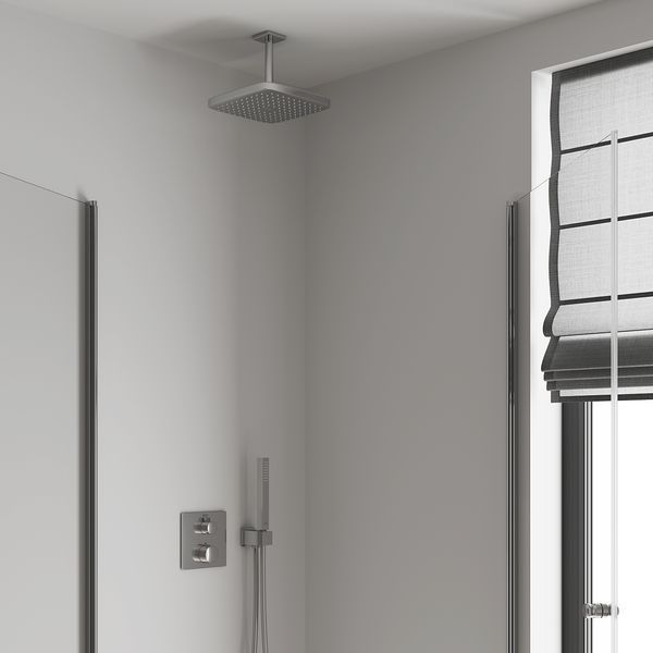 Верхний душ с потолочным кронштейном Grohe Tempesta Cube (26688000) 26688000 фото