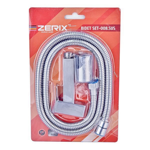 Набор для гигиенического душа Zerix Bidet SET-008.SUS (нерж. сталь) (ZX4975) ZX4975 фото