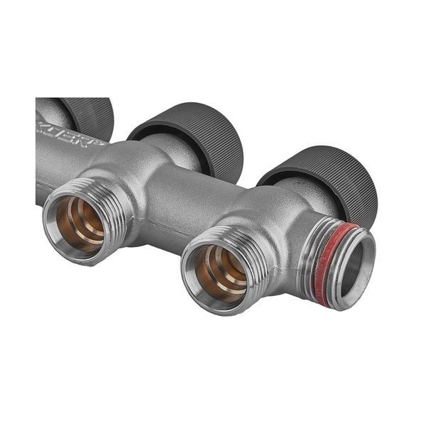 Коллектор вентильный без фитинга Koer KR.1128-2 - 3/4"x3/4"x3/4"x2 Ways (KR5871) KR5871 фото