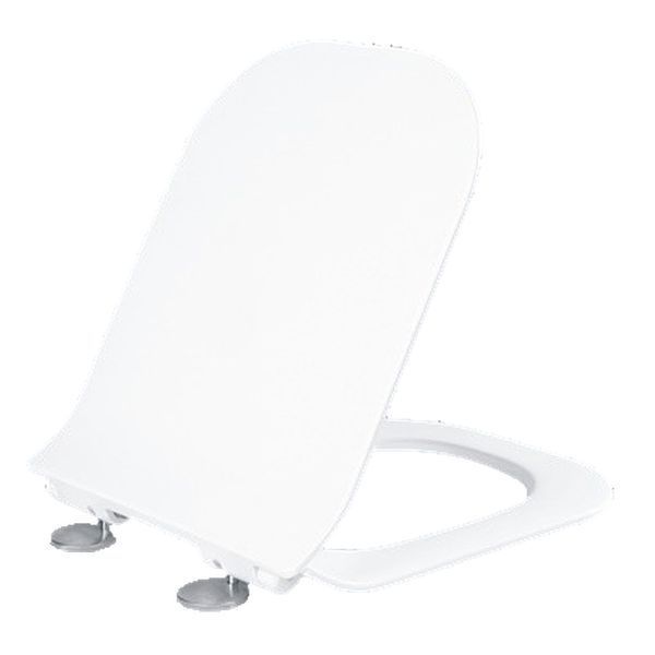Сидіння-кришка для унітазу Mixxus SEAT COVER STYLE-2002 426х339х30mm дюропласт з мікроліфтом (MI7038) MI7038 фото
