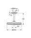 Верхний душ с потолочным кронштейном Grohe Tempesta Cube (26688000) 26688000 фото 4