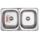 Мойка кухонная Zerix Z7848D-08-180MD Double (micro decor) (ZS0579) ZS0579 фото 1