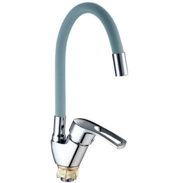 Змішувач для кухні Mixxus YUB4-181 Reflector Gray з сірим силіконовим виливом (MI6483) MI6483 фото