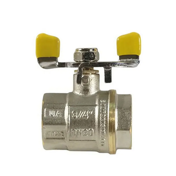 Кран кульовий СК 3/4" ГГМ YELLOW art. 602 (SK0098) SK0098 фото