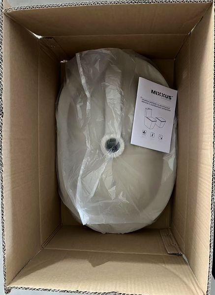 Раковина врезная на столешницу Mixxus Premium ELLIPSE-1601 600х400х190mm с переливом (MP6569) MP6569 фото
