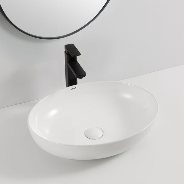 Раковина накладная Mixxus Premium ELLIPSE-0102 515х400х130mm (MP6551) MP6551 фото