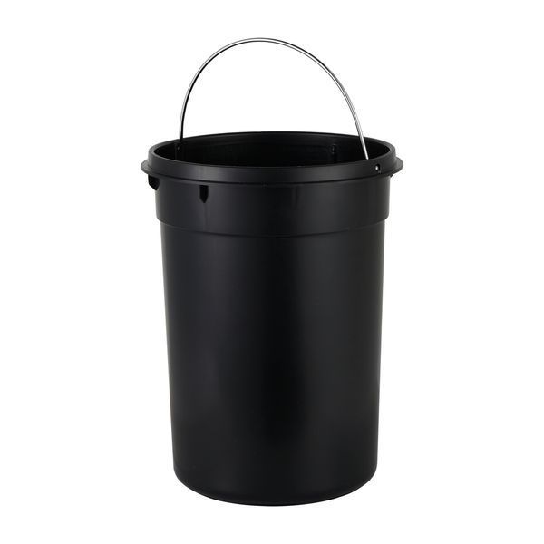Мусорное ведро с плавным закрытием круглое Zerix Solo-TC0205 SS Color 5л цвет нержавейка (ZX5888) ZX5888 фото