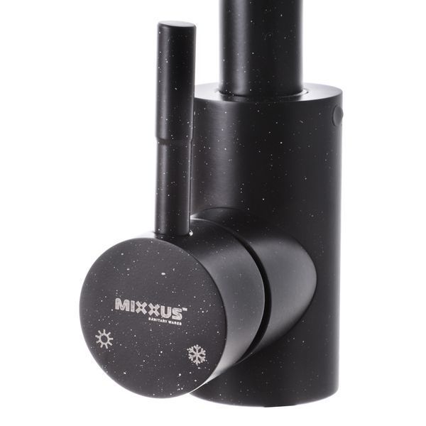 Кухонный смеситель черный Mixxus SUS 011-2 (SS0003) SS0003 фото