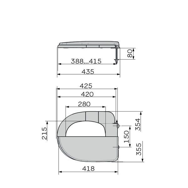 Сиденье унитаза с крышкой ZERIX TS-10 (ZX5590) ZX5590 фото