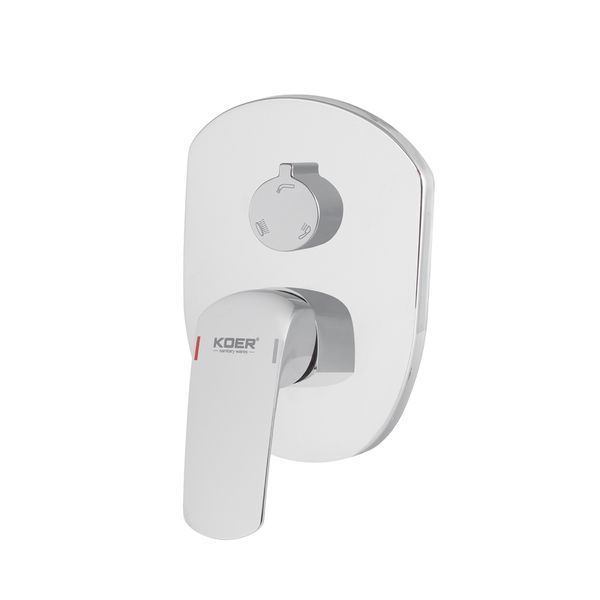 Встраиваемая душевая система со смесителем Koer KB-64008-01 (Цвет хром) (KR3476) KR3476 фото