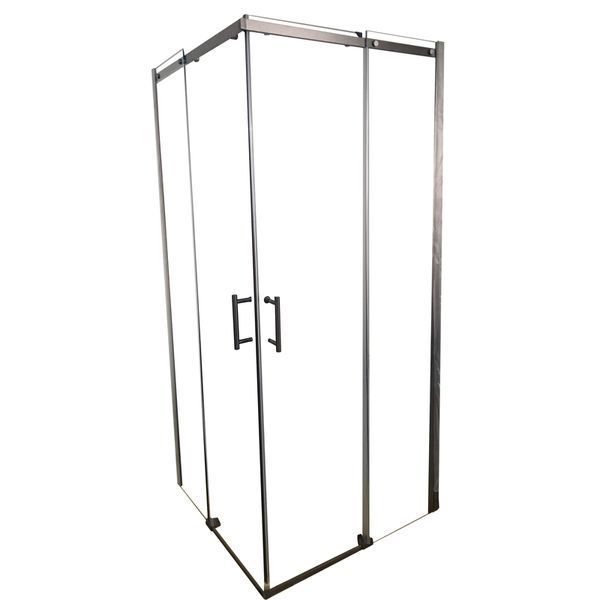Душевая кабина без поддона Koer SR SC03-90x90x200-TR-07 прозрачное стекло Easy Clean 6мм, графит (KR5359) KR5359 фото