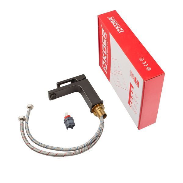 Змішувач для умивальника KOER KB-10009-07 (Колір графіт) (KR5976) KR5976 фото