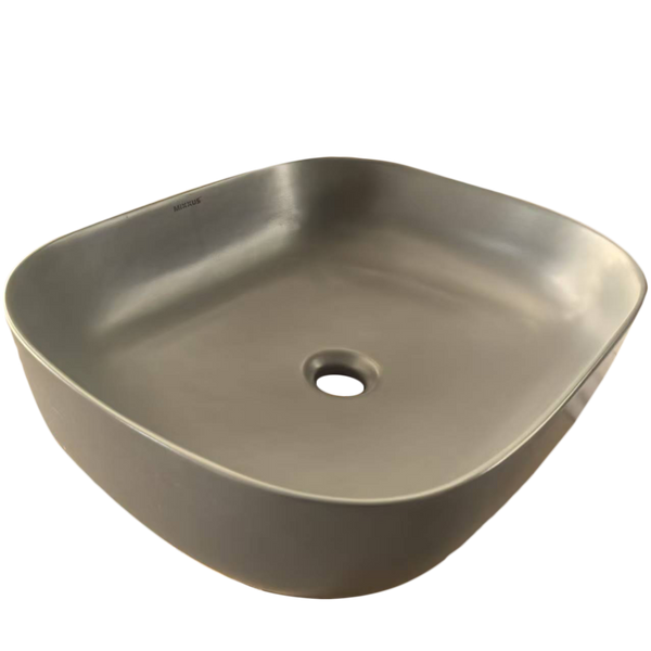 Раковина накладная Mixxus Premium DIVERSE-0115 GRAY 490x395x135mm (MP6650) MP6650 фото