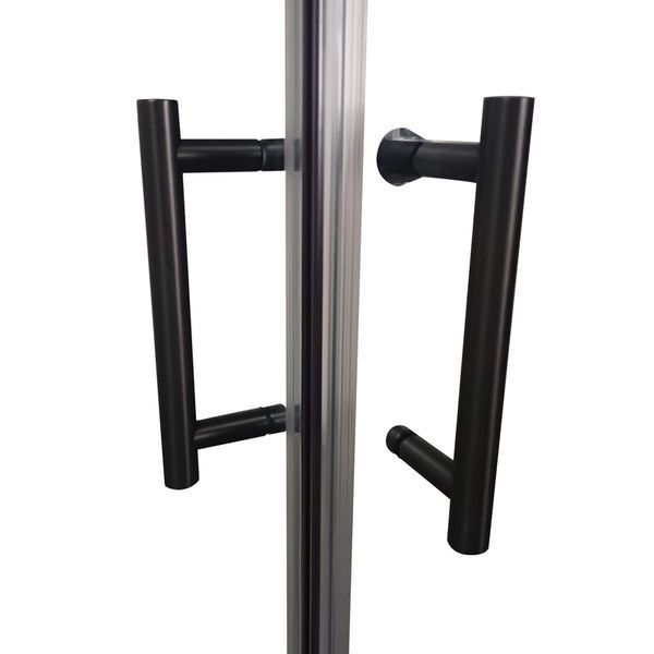 Душевая кабина без поддона Koer SR SC03-90x90x200-TR-07 прозрачное стекло Easy Clean 6мм, графит (KR5359) KR5359 фото