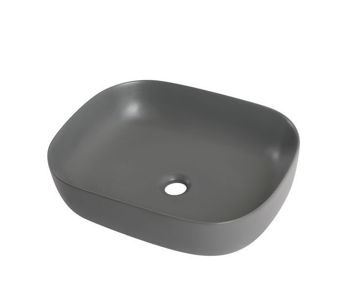 Раковина накладная Mixxus Premium DIVERSE-0115 GRAY 490x395x135mm (MP6650) MP6650 фото