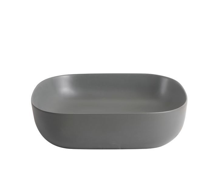 Раковина накладная Mixxus Premium DIVERSE-0115 GRAY 490x395x135mm (MP6650) MP6650 фото