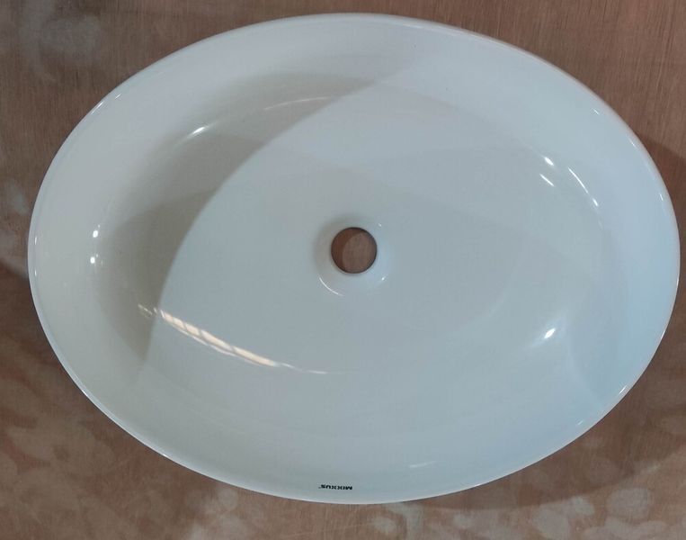 Раковина накладная Mixxus Premium ELLIPSE-0102 515х400х130mm (MP6551) MP6551 фото