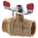 Кран шаровый СК 3/4" ГШБ Б/Н ART.607 (WP0130) WP0130 фото 1