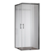 Душевая кабина без поддона Koer SR SC03-90x90x200-TR-07 прозрачное стекло Easy Clean 6мм, графит (KR5359) KR5359 фото 1