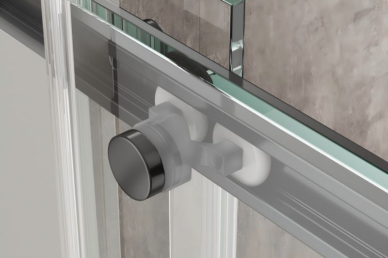 Душевая кабина без поддона Koer SR SC03-90x90x200-TR-07 прозрачное стекло Easy Clean 6мм, графит (KR5359) KR5359 фото