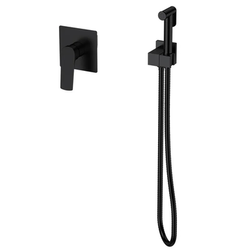 Смеситель для гигиенического душа Mixxus Premium MONE 002 INNER Black встраиваемый с лейкой (MI6779) MI6779 фото