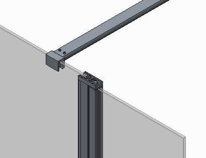 Душова перегородка Koer SR SP03-30x200-TR-01 Walk-In (рух.част) прозоре скло Easy Clean 8мм, хром (KR5399) KR5399 фото