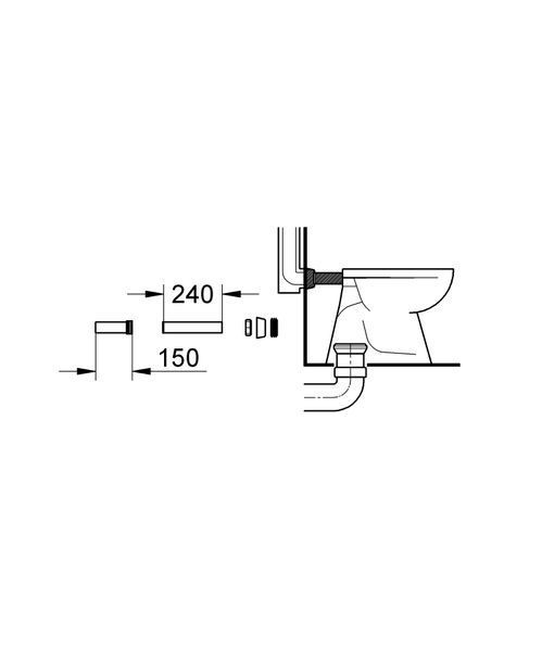 Впускной гарнитур Grohe (37102SH0) 37102SH0 фото