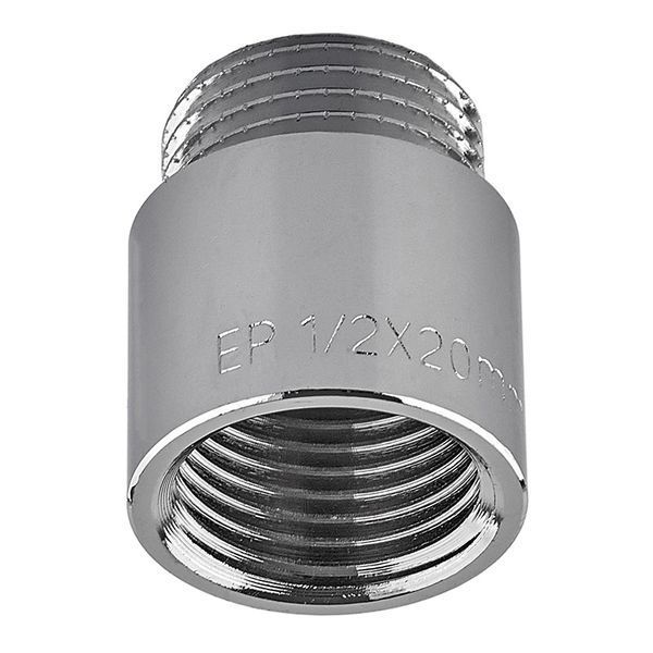 Подовжувач Europroduct EP.E020.Chr - 1/2"MF-20мм хром (EP6123) EP6123 фото