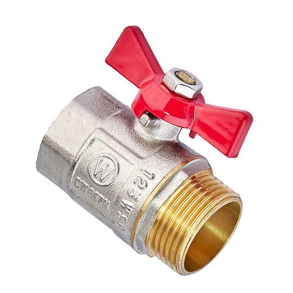 Кран шаровый Waterpro WP607-25FMW - 1" ГШБ (стальная бабочка) (WP3295) WP3295 фото