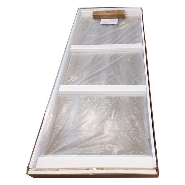 Бічна стінка до кабіни Koer SR SW04-80x200-TR-01 прозоре скло Easy Clean 10мм, хром (KR5389) KR5389 фото