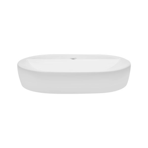 Раковина накладна Mixxus Premium ELLIPSE-0204 600х380х115mm з отвором під змішувач (MP6679) MP6679 фото