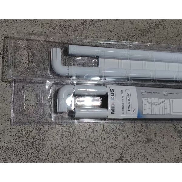 Штанга для шторки угловая Mixxus CRA-A-80x80 80x80cm (алюминий) (БЛИСТЕР) (AC3590) AC3590 фото