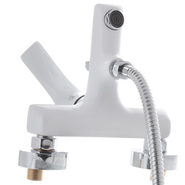 Смеситель для ванны с коротким изливом Mixxus Premium Eva 009 Euro Белый (MI5811) MI5811 фото