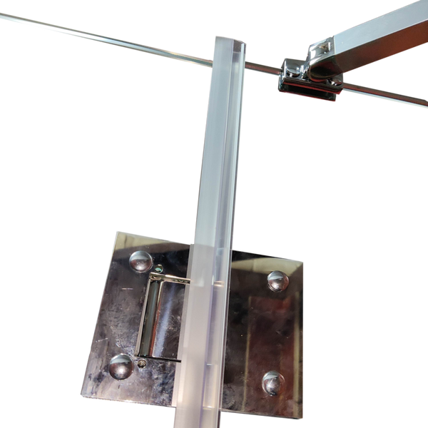 Бічна стінка до кабіни Koer SR SW04-80x200-TR-01 прозоре скло Easy Clean 10мм, хром (KR5389) KR5389 фото