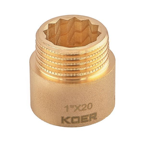 Подовжувач Koer KF.E10-20.WN - 1"-20мм без нікелю (KR5670) KR5670 фото