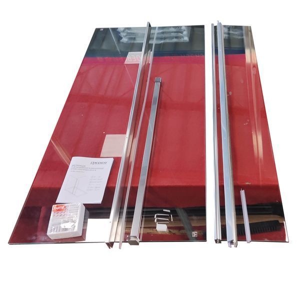 Душова перегородка Koer SR SP03-30x200-TR-01 Walk-In (рух.част) прозоре скло Easy Clean 8мм, хром (KR5399) KR5399 фото