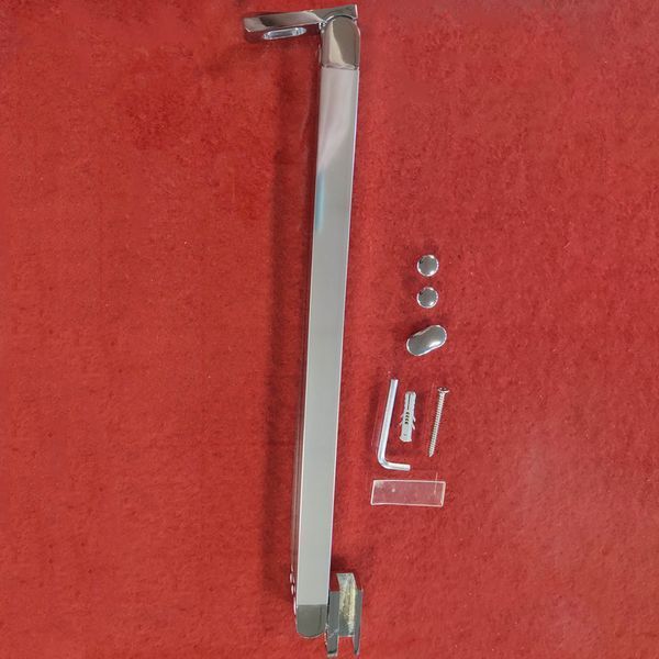 Бічна стінка до кабіни Koer SR SW04-80x200-TR-01 прозоре скло Easy Clean 10мм, хром (KR5389) KR5389 фото