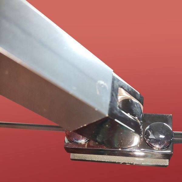 Бічна стінка до кабіни Koer SR SW04-80x200-TR-01 прозоре скло Easy Clean 10мм, хром (KR5389) KR5389 фото