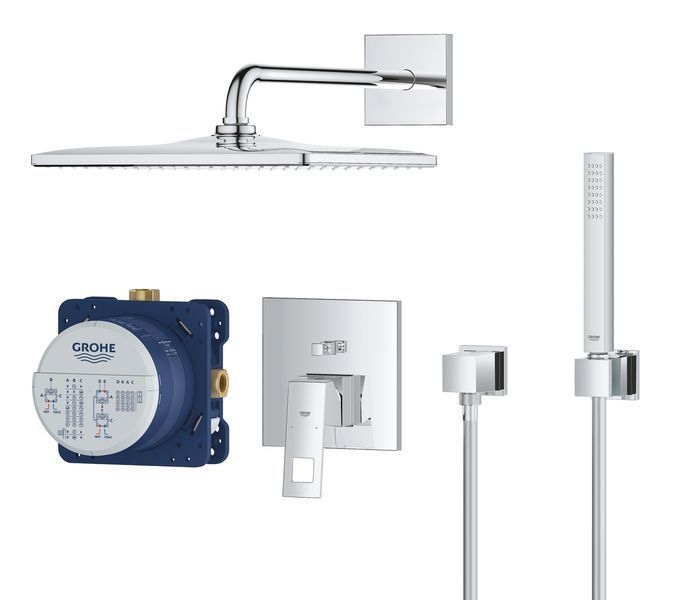 Душова система прихованого монтажу зі змішувачем Grohe Eurocube (25238000) 25238000 фото