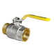 Кран кульовий KOER KR.215.G - 1 1/2" FM ГШВ YELLOW, ручка "важіль" жовта (KR0126) KR0126 фото 1