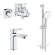 Комплект смесителей для ванны Grohe Cubeo (UA125246M) UA125246M фото 1