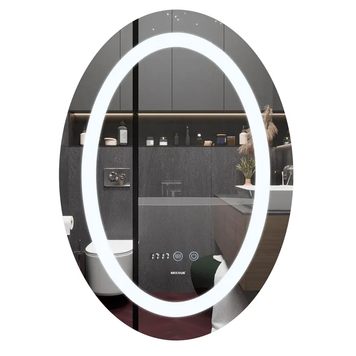 Зеркало Mixxus PLAIN MV02-50x70 с Led Touch, Anti-fog, димером, регулятором яркости, часами (MI6010) MI6010 фото