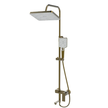 Душевая колонна со смесителем Haiba KUBUS 009-J BRUSHED GOLD (HB9627) HB9627 фото